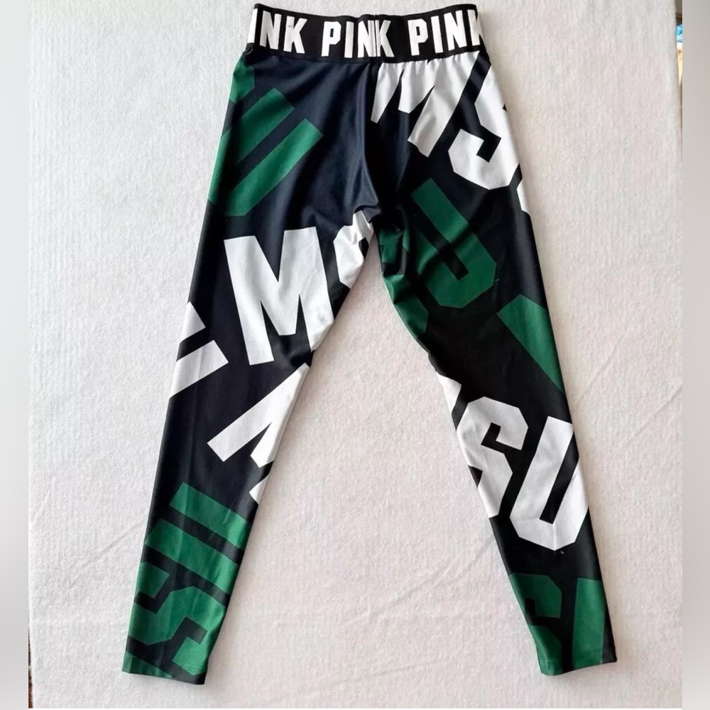 SOLD! PINK Victoria Secret MSU Leggings Size M Ultimate High-Waist ~ Gym Yoga - Picture 2 of 8
